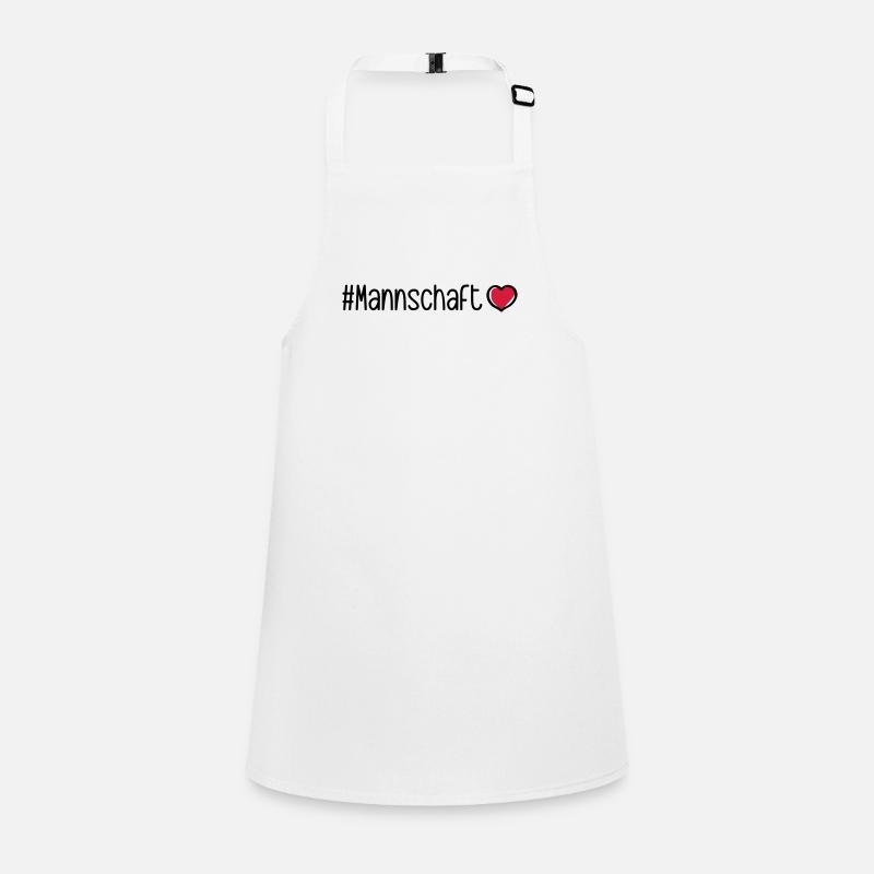 Mannschaft Herz Schürze für Kinder