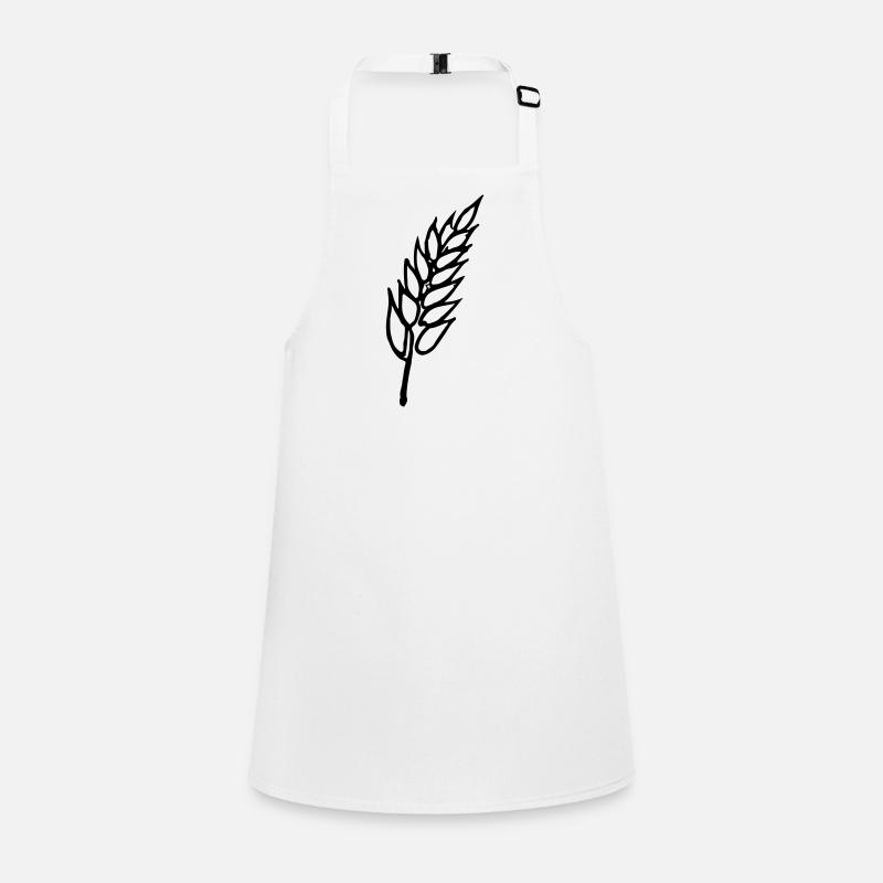 Wheat Illustration Bread Baker Gift Idea Children's Apron