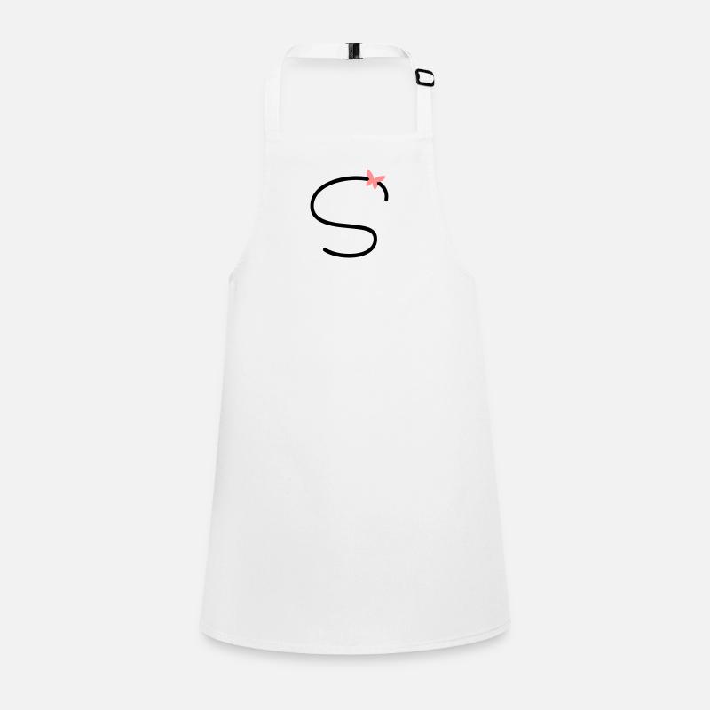 Letter S Butterfly Letter Children's Apron