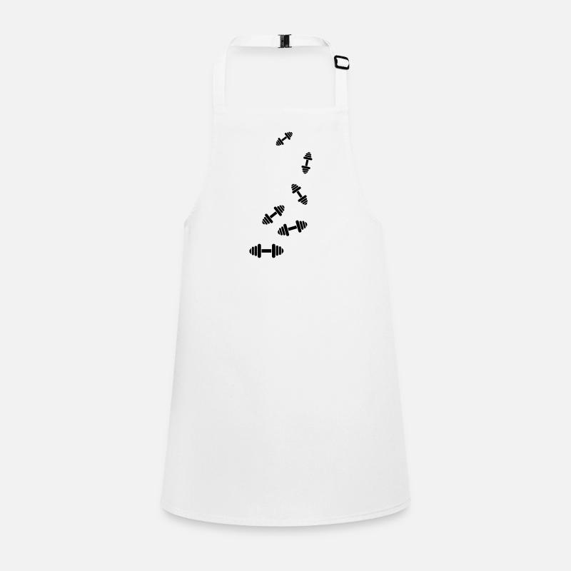 Hantel gewichte icon Schürze für Kinder