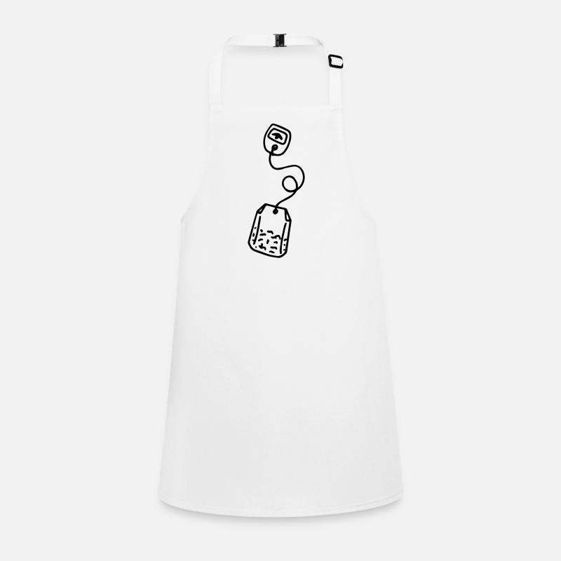 Teebeutel Tee Teetasse Teetrinker Tea Tealover Schürze für Kinder