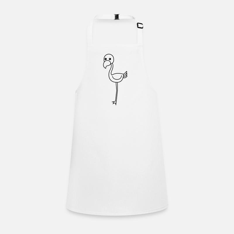 Flamingo Comic Tier Schürze für Kinder