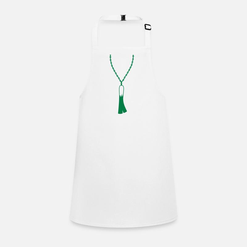 Collier poireau bijoux Tablier Enfant