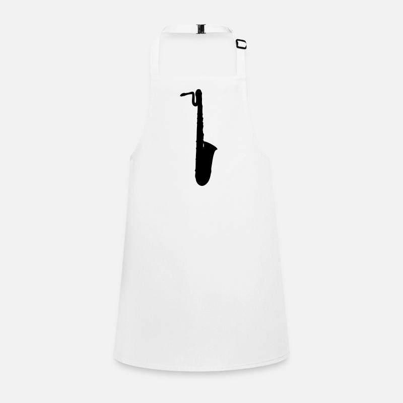 drawing, saxophone baritone sax Children's Apron