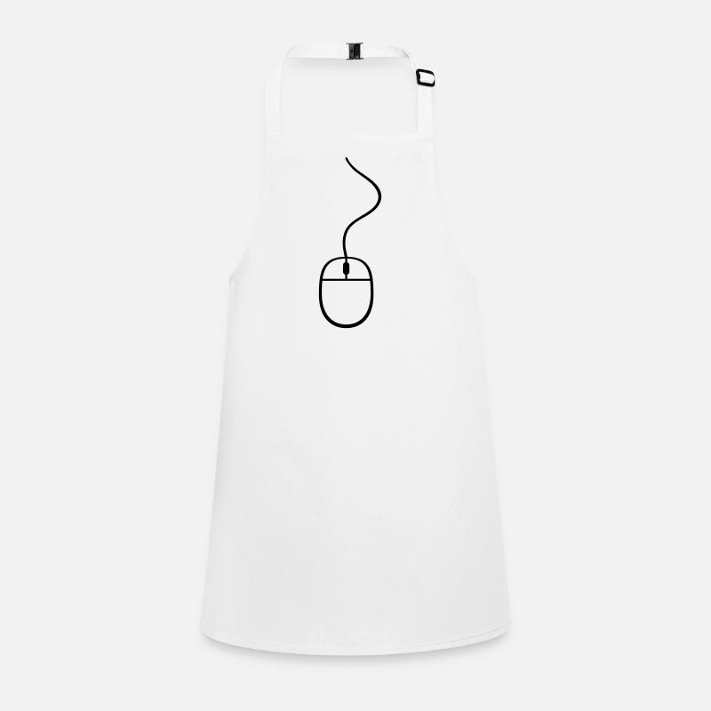 maus computer kabel steuern klicken pc rechner onl Schürze für Kinder