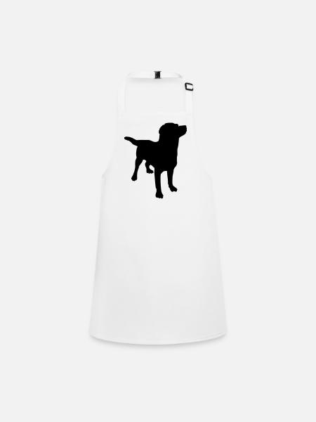 Chien Labrador - Tablier Enfant - blanc