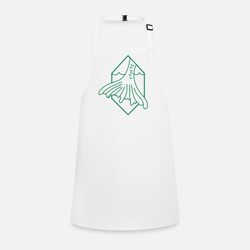 Meerjungfrau Schwanz runter Schürze für Kinder