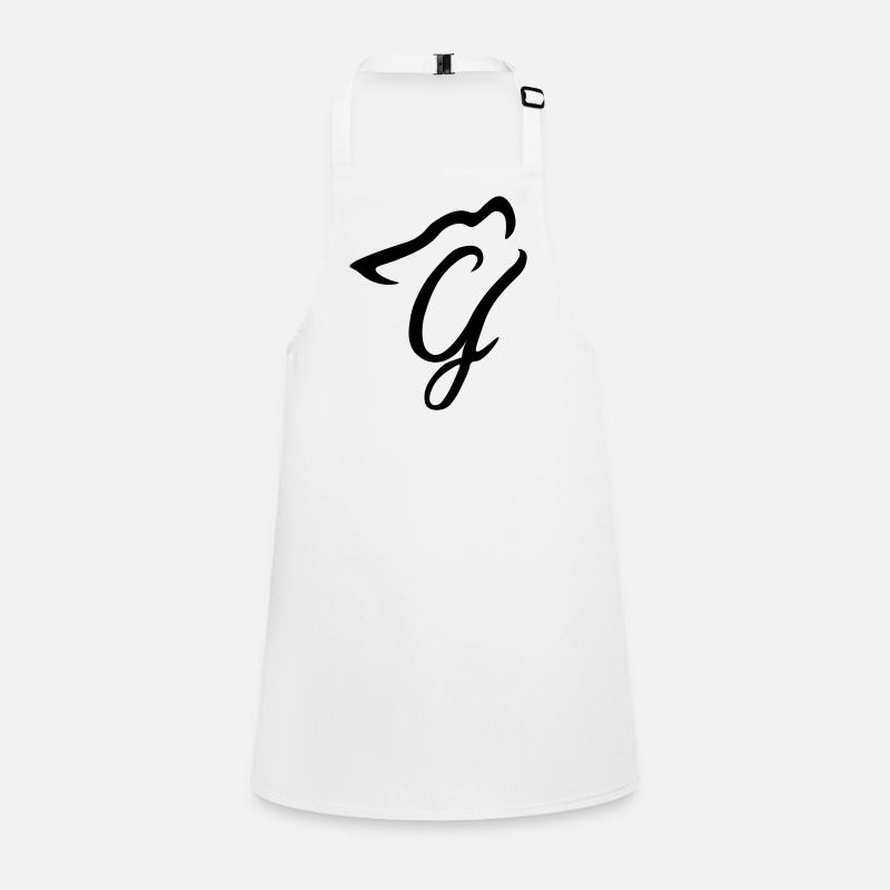 Howling Wolf with Gv Inscription Children's Apron