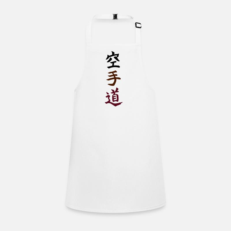karatedo japonais - Tablier Enfant - blanc