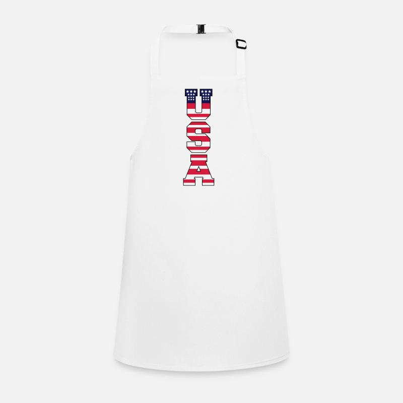 usa_design_1 Schürze für Kinder