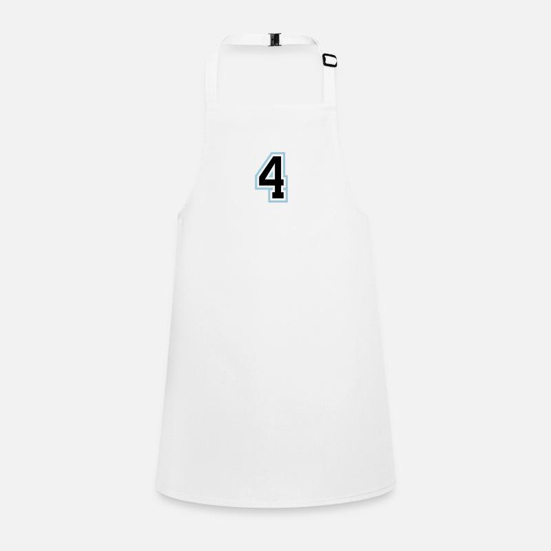 4 Number symbol Children's Apron