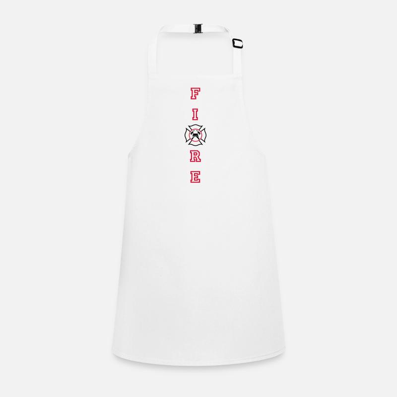 INCENDIE verticale avec croix de Malte Tablier Enfant