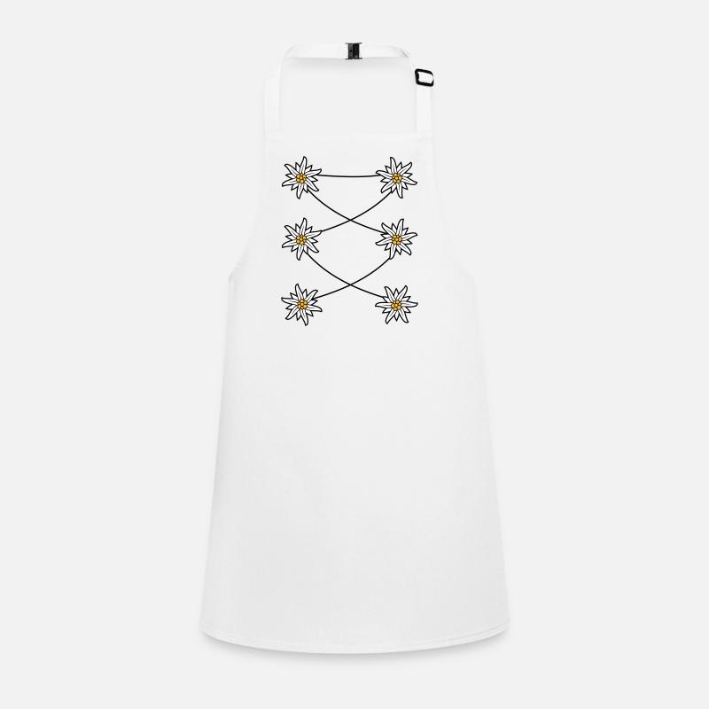 Grembiule Dirndl Edelweiss Grembiuli per bambini