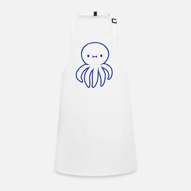 Octopus Octopus Octopus Squid Cute Giant Squid Funny Children's Apron