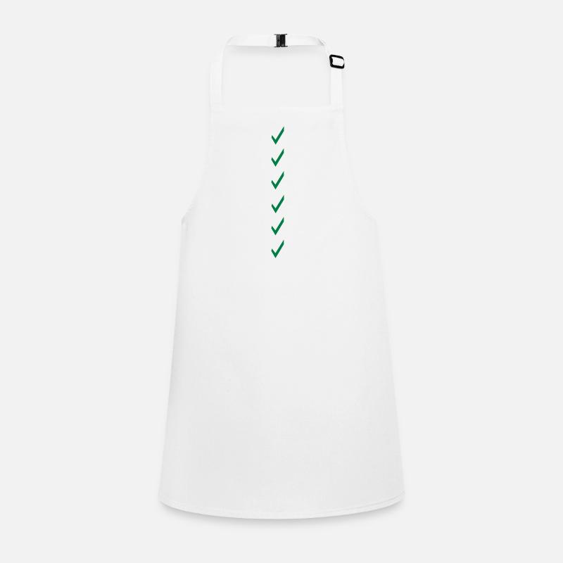 check - check mark - tick Children's Apron