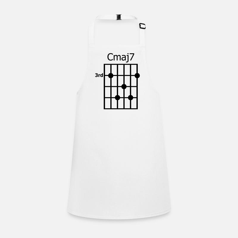 Chord diagram Cmaj7 Schürze für Kinder