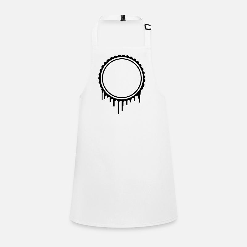 Cadre timbre Graffiti à la frontière Tablier Enfant