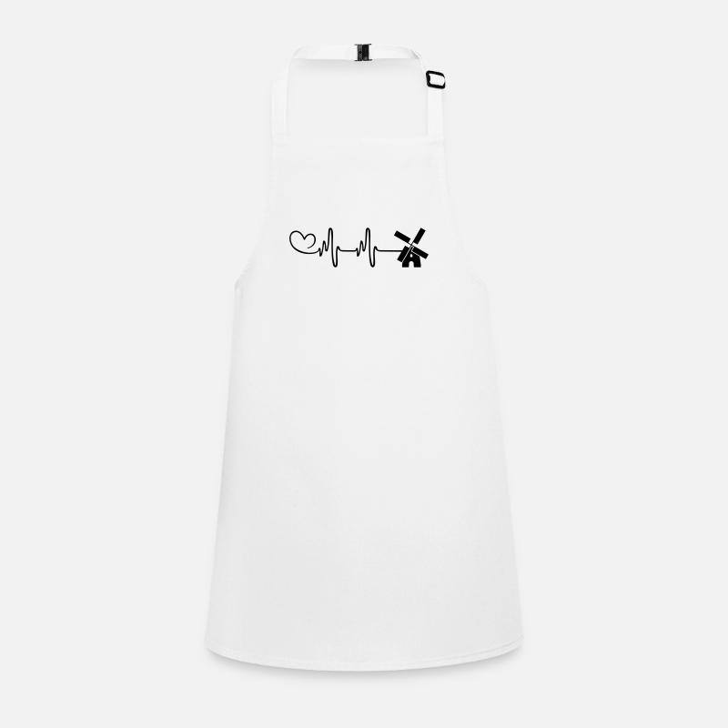 Moulin à vent Pulse Heart Love Tablier Enfant