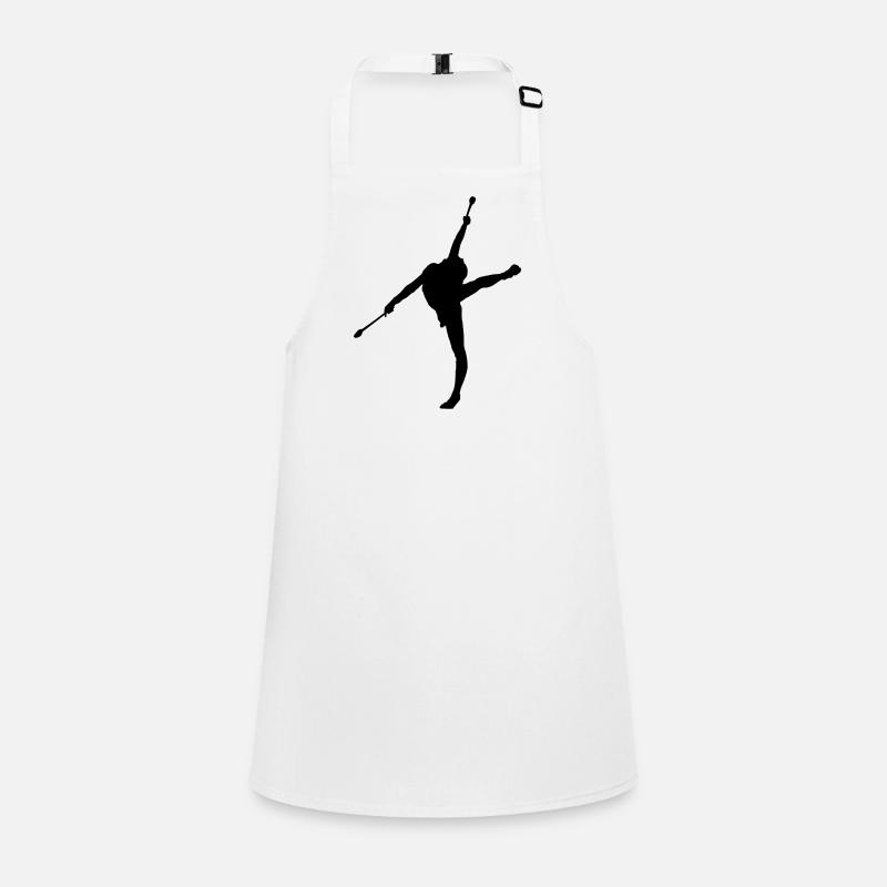 Rhythmic Gymnastics 1 - Children's Apron - white