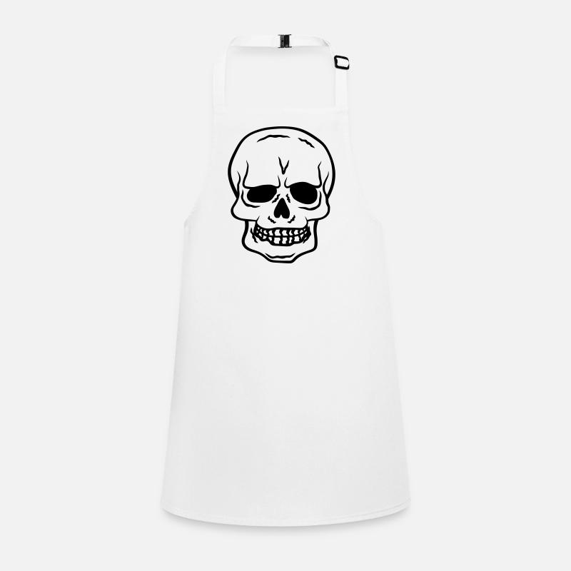 Skull Horror Halloween Design Children's Apron