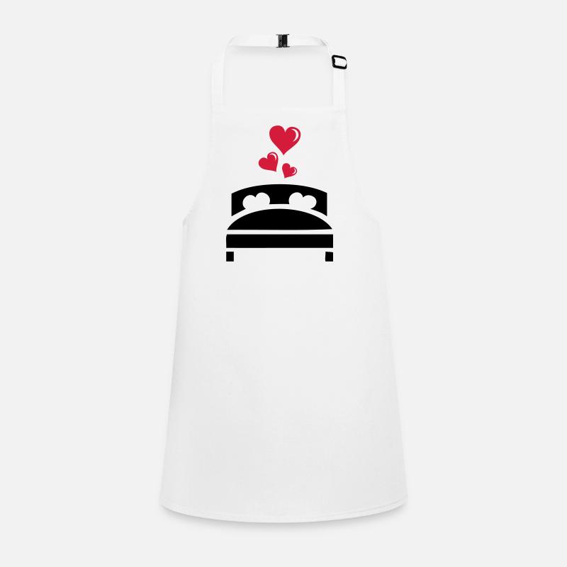 Marriage Bed Hearts Children's Apron