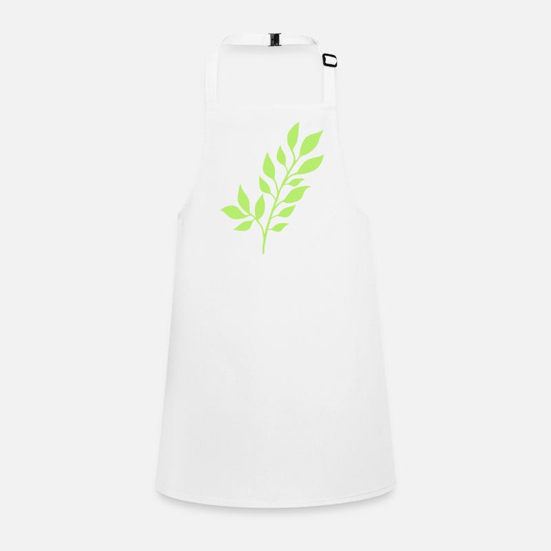 Ast mit Blättern Schürze für Kinder