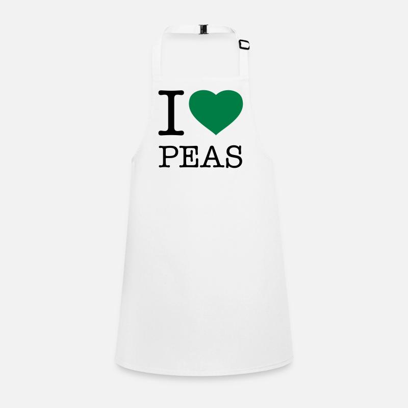 J’AIME LES POIS Erbsen Tablier Enfant