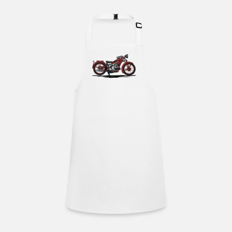 Retro motorcycle Children's Apron