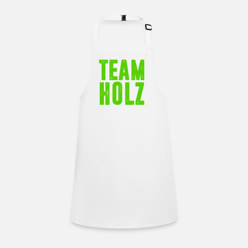 TEAM HOLZ / KETTENSÄGE / WALD / GESCHENK Schürze für Kinder