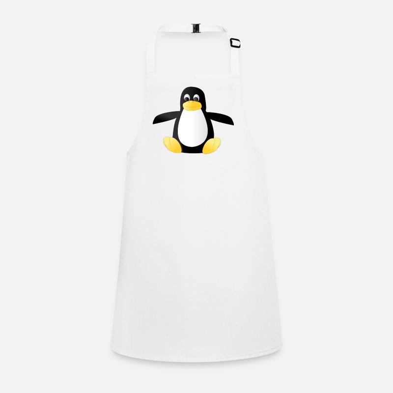 Pingouin dessin animé Focus Portrait Tablier Enfant