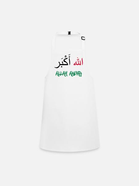 Allah Akbar - Tablier Enfant - blanc - Devant