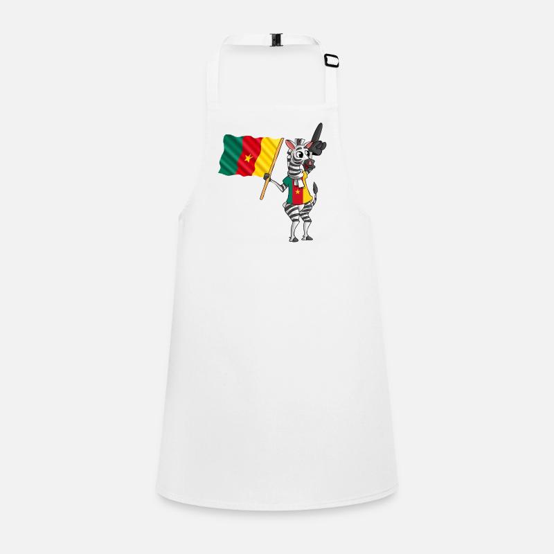 Kameruner Zebra Schürze für Kinder