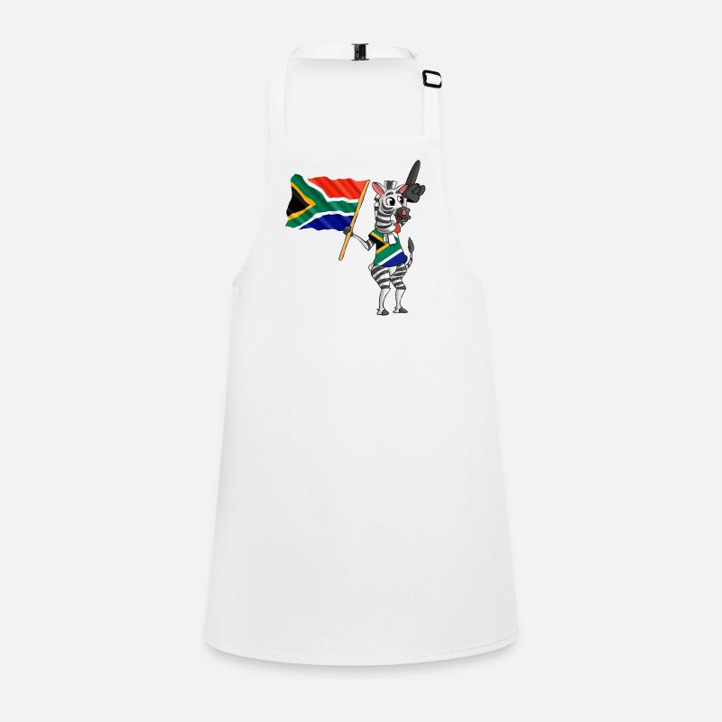South African Zebra Children's Apron