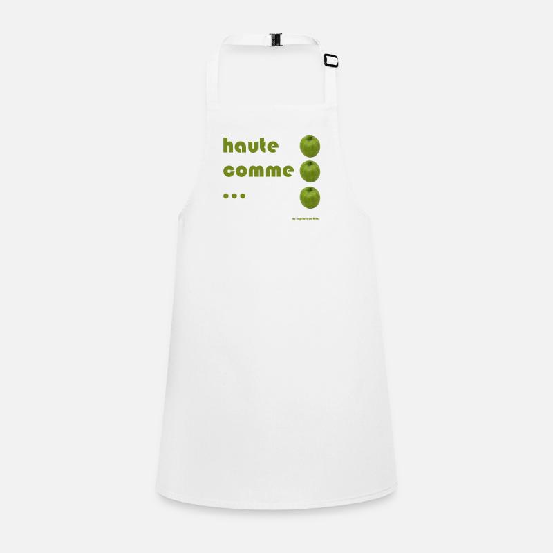 high as 3 apples Children's Apron