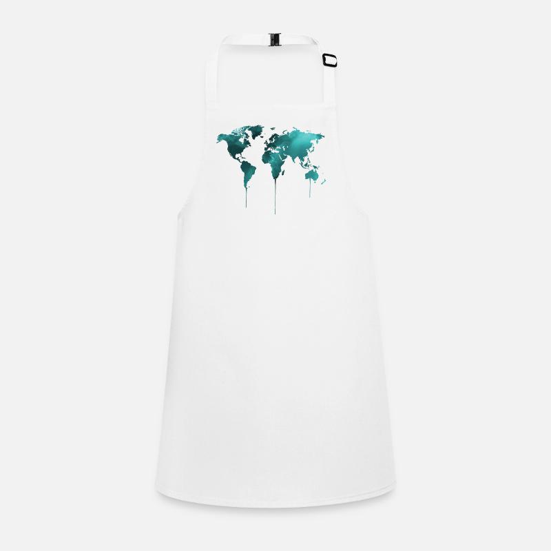 Map Earth Children's Apron