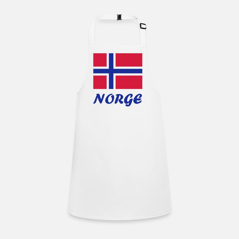 Norwegische Flagge Schürze für Kinder