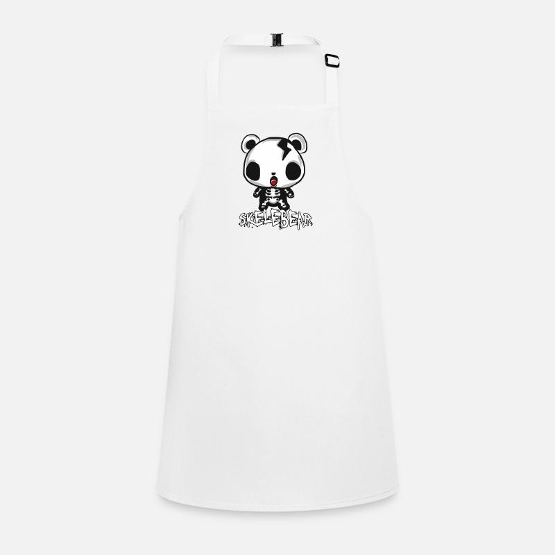 Skeleton Bear Halloween Children's Apron