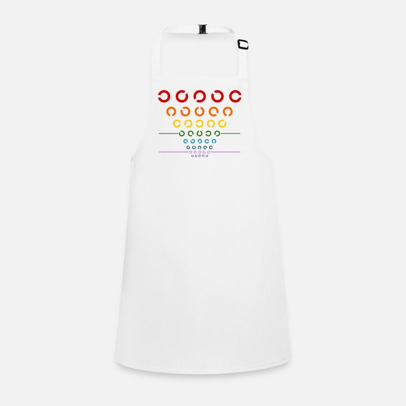 Rainbow Visual Test Children's Apron