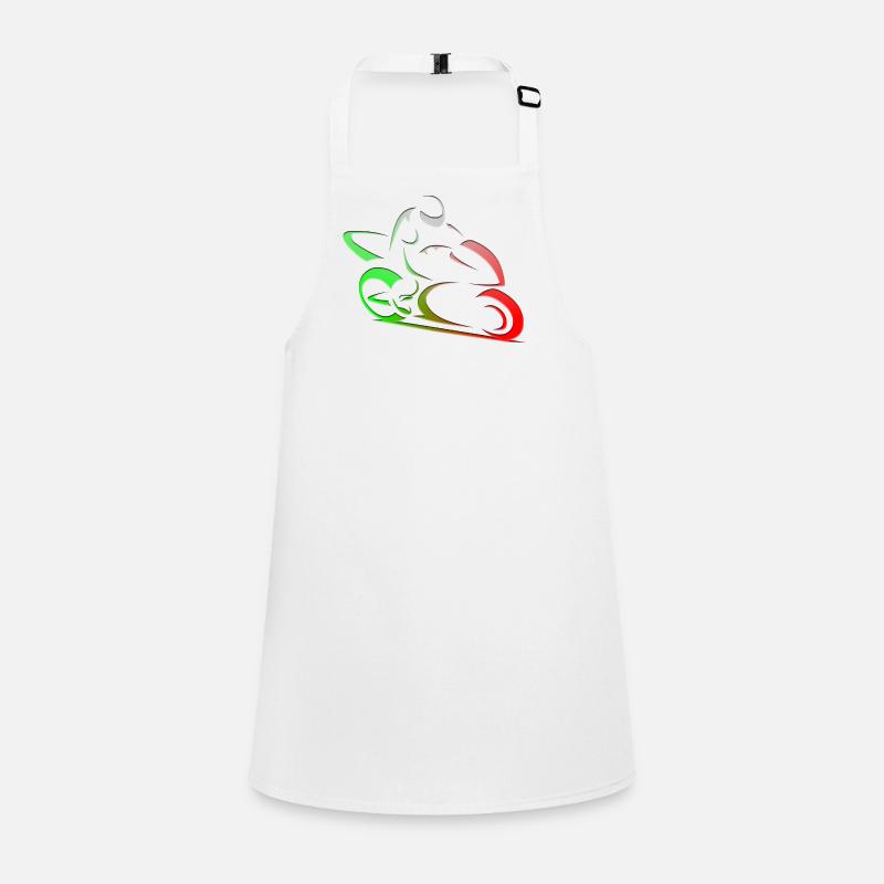 Italy motorcycle biker Children's Apron