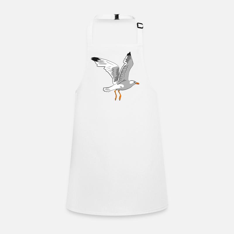Stilvolle Möwe im Flug Schürze für Kinder