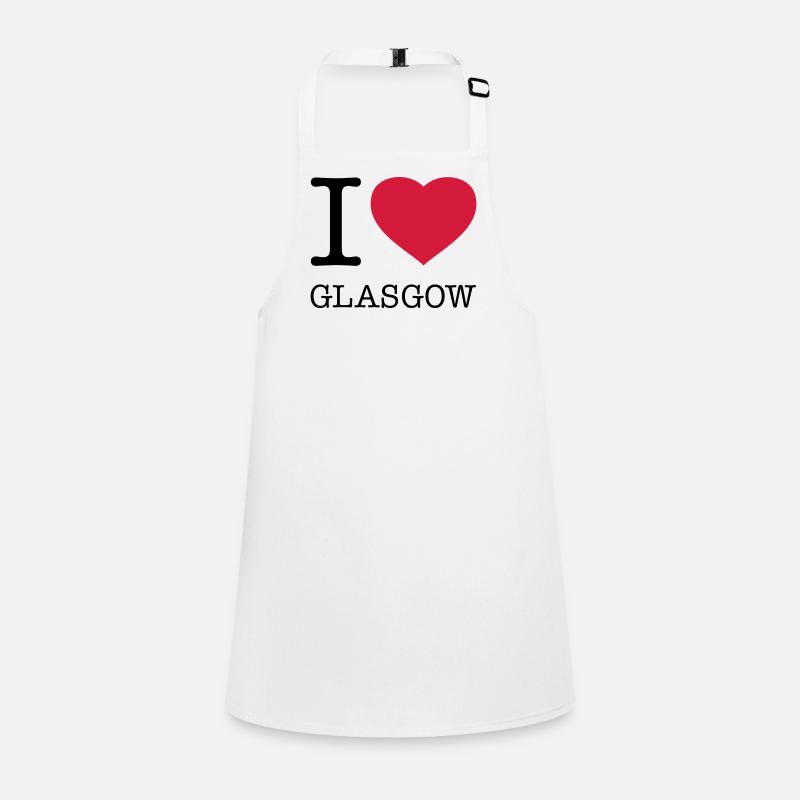 J’AIME GLASGOW, Écosse, Écosse Tablier Enfant