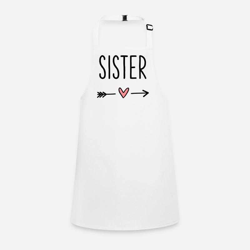 Sister Heart Arrow Dear Friend Gift Children's Apron