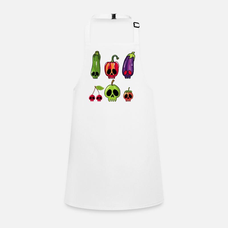 Vegetarian skulls Children's Apron