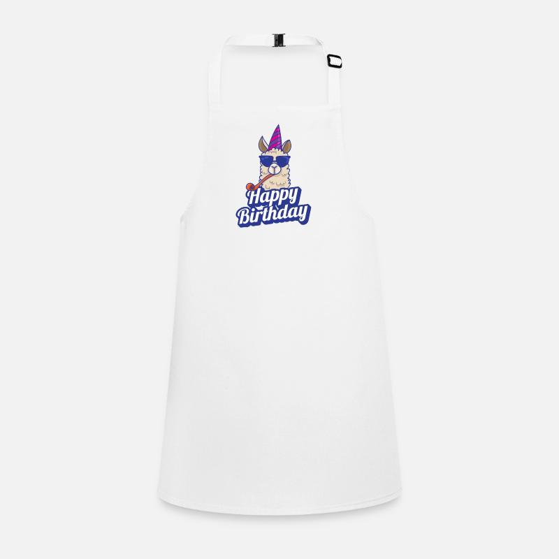 Alles Gute Geburtstag Lama Geburtstagsspruch Fun Schürze für Kinder