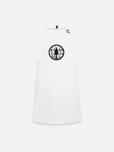 Vibration proof - Children's Apron - white - Front