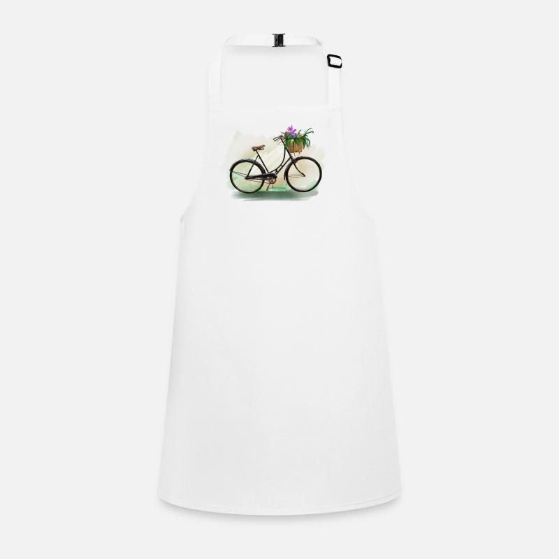 Bicycle with flowers Tablier Enfant