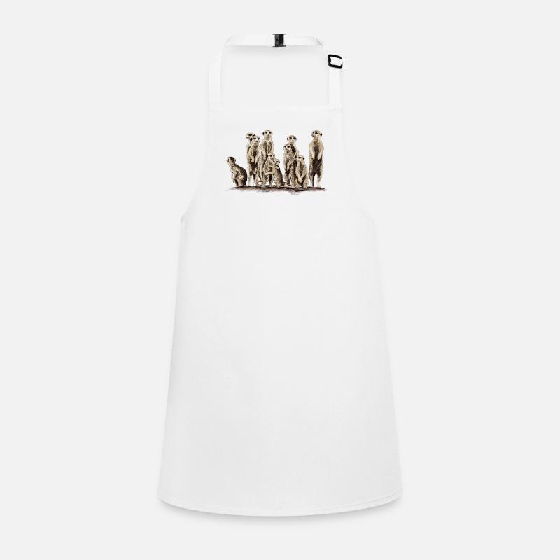 Erdmännchen Schürze für Kinder