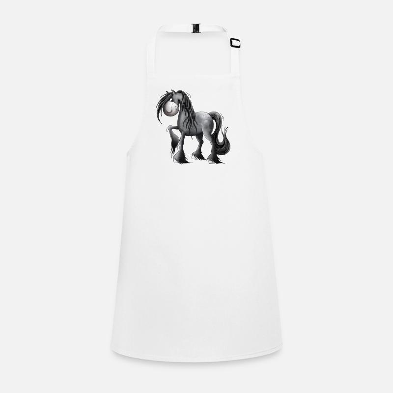 Grumpy Horse I Horses Comic for Rider Children's Apron