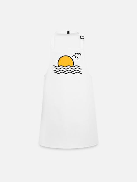 sunset - Children's Apron - white - Front