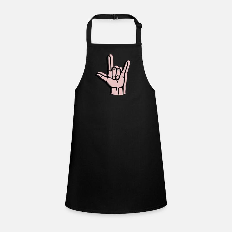 Hand metal offset Children's Apron
